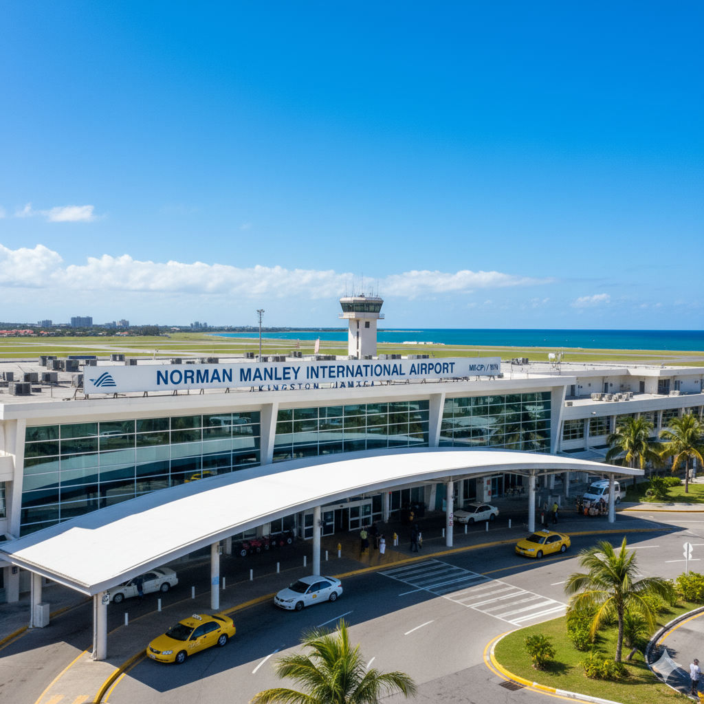 MKJP - Kingston Norman Manley International 
Located in Kingston, JAMAICA
ICAO - MKJP, IATA - KIN